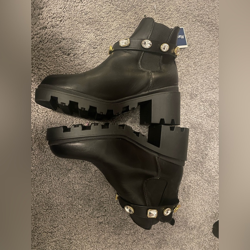 Black Platform Booties NWT